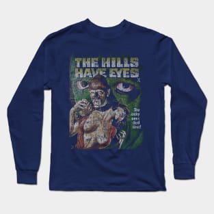 Horror The Hills Have Eyes Vintage Cracked Long Sleeve T-Shirt